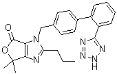 structure of CAS# 849206-43-5, 奥美沙坦内酯杂质 A