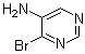 structure of CAS# 849353-34-0, 4-溴-5-嘧啶胺