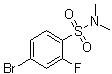 structure of CAS# 849357-53-5, 4-溴-2-氟-N,N-二甲基苯磺酰胺