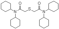 structure of CAS# 849629-03-4, N,N,N',N''-四环己基-3-硫杂戊二酸二酰胺