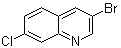 structure of CAS# 84973-05-7, 3-溴-7-氯喹啉