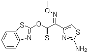 CAS 登录号：84994-24-1, AE-活性酯, 苯并噻唑-2-基 (Z)-2-甲氧亚氨基-2-(2-氨基噻唑-4-基)硫代乙酸酯
