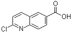structure of CAS# 849996-80-1, 2-氯-6-喹啉羧酸