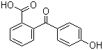 structure of CAS# 85-57-4, 2-(4-羟基苯甲酰)苯甲酸