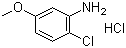 structure of CAS# 85006-21-9, 2-氯-5-甲氧基苯胺盐酸盐
