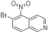 CAS # 850197-72-7, 6-Bromo-5-nitroisoquinoline