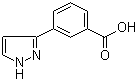 structure of CAS# 850375-11-0, 3-(1H-吡唑-3-基)苯甲酸