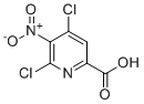 structure of CAS# 850544-26-2, 4,6-二氯-5-硝基-2-吡啶羧酸