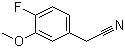 structure of CAS# 850565-37-6, 4-氟-3-甲氧基苯乙腈
