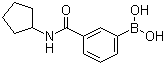 structure of CAS# 850567-24-7, 3-(Cyclopentylaminocarbonyl)phenylboronic acid
