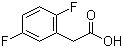 structure of CAS# 85068-27-5, 2,5-Difluorophenylacetic acid