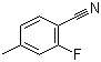 structure of CAS# 85070-67-3, 2-氟-4-甲基苯腈