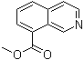 structure of CAS# 850858-56-9, 8-Isoquinolinecarboxylic acid methyl ester