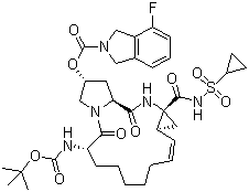 structure of CAS# 850876-88-9, 丹诺普韦