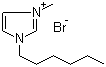 structure of CAS# 85100-78-3, 1-己基-3-甲基溴化咪唑鎓