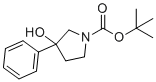 structure of CAS# 851000-71-0, 叔-丁基3-羟基-3-苯基吡咯烷-1-羧酸酯