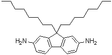 structure of CAS# 851042-10-9, 2,7-二氨基-9,9-二辛基-9H-芴