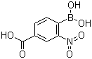 structure of CAS# 85107-54-6, 4-羧基-2-硝基苯硼酸
