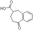 CAS # 85124-48-7, 6,7,8,9-Tetrahydro-9-oxo-5H-benzocycloheptene-6-carboxylic acid