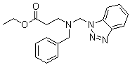 CAS 登录号：851314-54-0, N-(1H-苯并三氮唑-1-基甲基)-N-苄基-beta-丙氨酸乙酯