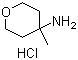 structure of CAS# 851389-38-3, (4-甲基四氢-2H-吡喃-4-基)胺盐酸盐