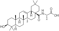 CAS # 851475-40-6, N-[(3beta)-3-Hydroxy-28-oxoolean-12-en-28-yl]-L-alanine