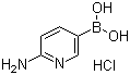 structure of CAS# 851524-96-4, 6-氨基吡啶-3-硼酸盐酸盐