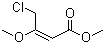 CAS 登录号：85153-60-2, 4-氯-3-甲氧基-2-丁烯酸甲酯
