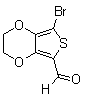 structure of CAS# 852054-42-3, 7-溴-2,3-二氢-噻吩并[3,4-b]-1,4-二恶英-5-甲醛