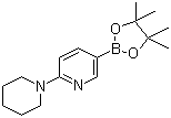 structure of CAS# 852228-08-1, 2-(哌啶-1-基)吡啶-5-硼酸频哪醇酯