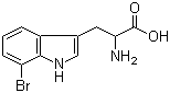 structure of CAS# 852391-45-8, 7-溴色氨酸
