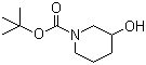structure of CAS# 85275-45-2, 1-Boc-3-hydroxypiperidine