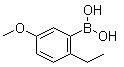 structure of CAS# 852946-98-6, 2-Ethyl-5-methoxyphenylboronic acid