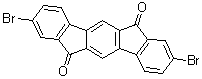 structure of CAS# 853234-57-8, 2,8-二溴茚并[1,2-b]芴-6,12-二酮