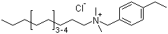structure of CAS# 85409-23-0, C12-14-Alkyldimethyl(ethylbenzyl)ammonium chloride