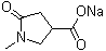 CAS 登录号：85414-22-8, 1-甲基-5-氧代-3-吡咯烷甲酸钠