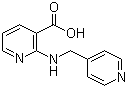 structure of CAS# 854382-06-2, 2-[(4-吡啶基甲基)氨基]-3-吡啶羧酸