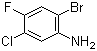 structure of CAS# 85462-59-5, 2-溴-4-氟-5-氯苯胺