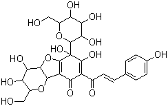 structure of CAS# 85532-77-0, 红花黄色素 A