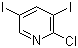 structure of CAS# 856169-60-3, 2-氯-3,5-二碘吡啶