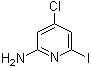 CAS # 856169-93-2, 4-Chloro-6-iodo-2-pyridinamine