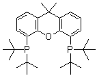structure of CAS# 856405-77-1, 4,5-双[二叔丁基膦基]-9,9-二甲基-9H-呫吨
