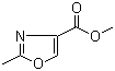 structure of CAS# 85806-67-3, 2-甲基恶唑-4-羧酸甲酯