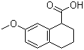 CAS # 85858-95-3, 1,2,3,4-Tetrahydro-7-methoxy-1-naphthalenecarboxylic acid