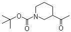 CAS 登录号：858643-92-2, 3-乙酰基-1-哌啶甲酸叔丁酯