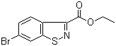 structure of CAS# 858671-74-6, 6-溴-1,2-苯并异噻唑-3-甲酸乙酯