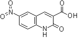 structure of CAS# 85870-49-1, 1,2-二氢-6-硝基-2-氧代-3-喹啉甲酸