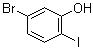 structure of CAS# 858855-11-5, 5-溴-2-碘苯酚
