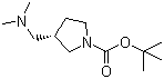 structure of CAS# 859027-48-8, (R)-1-Boc-3-((二甲基氨基)甲基)吡咯烷