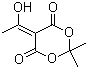 structure of CAS# 85920-63-4, 5-(1-羟基乙亚基)-2,2-二甲基-1,3-二氧杂环己-4,6-二酮